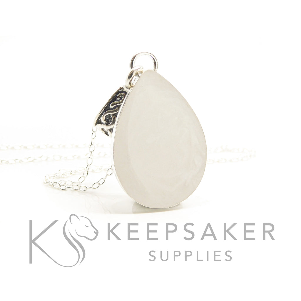 Teardrop Bezel Necklace Settings