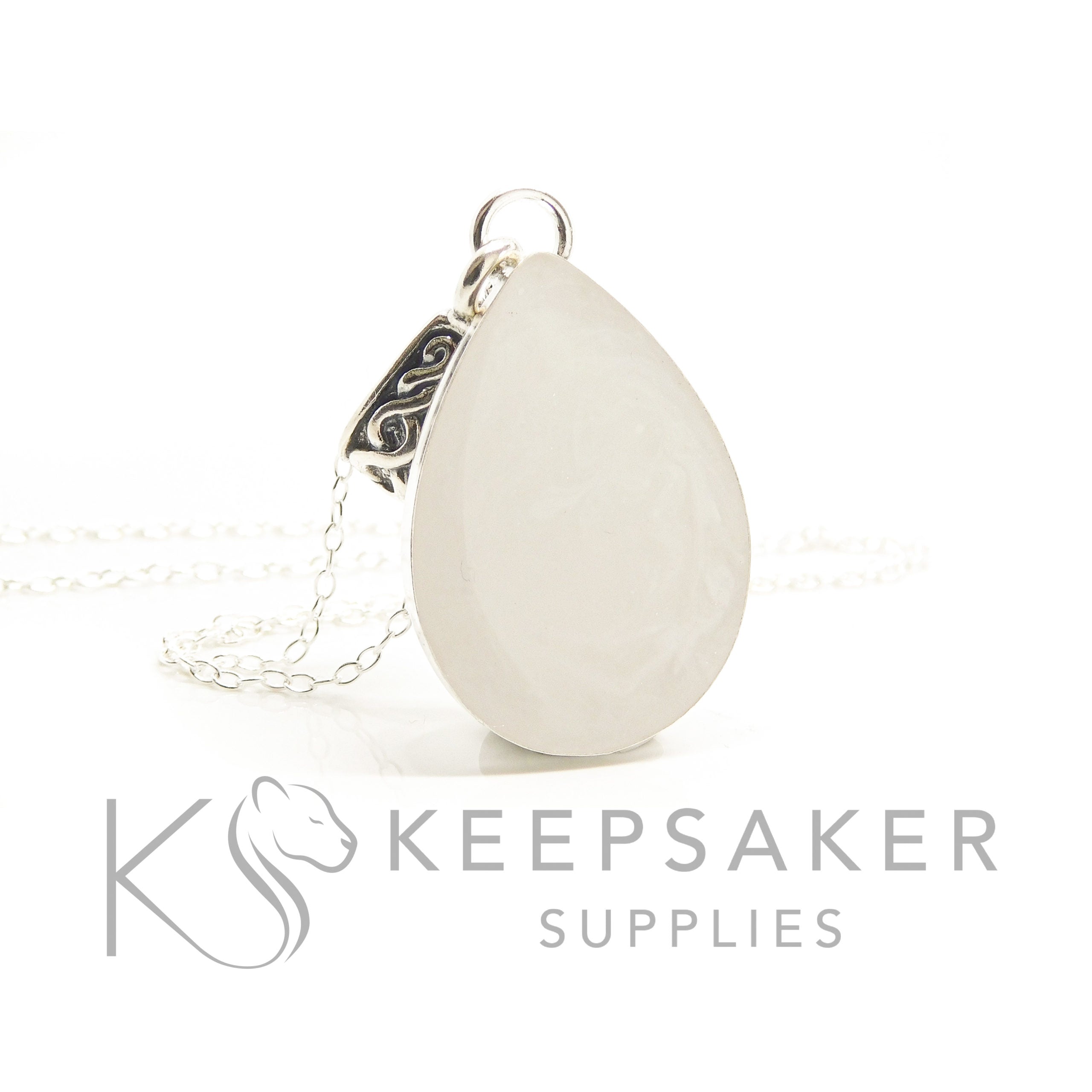 Teardrop Bezel Necklace Settings