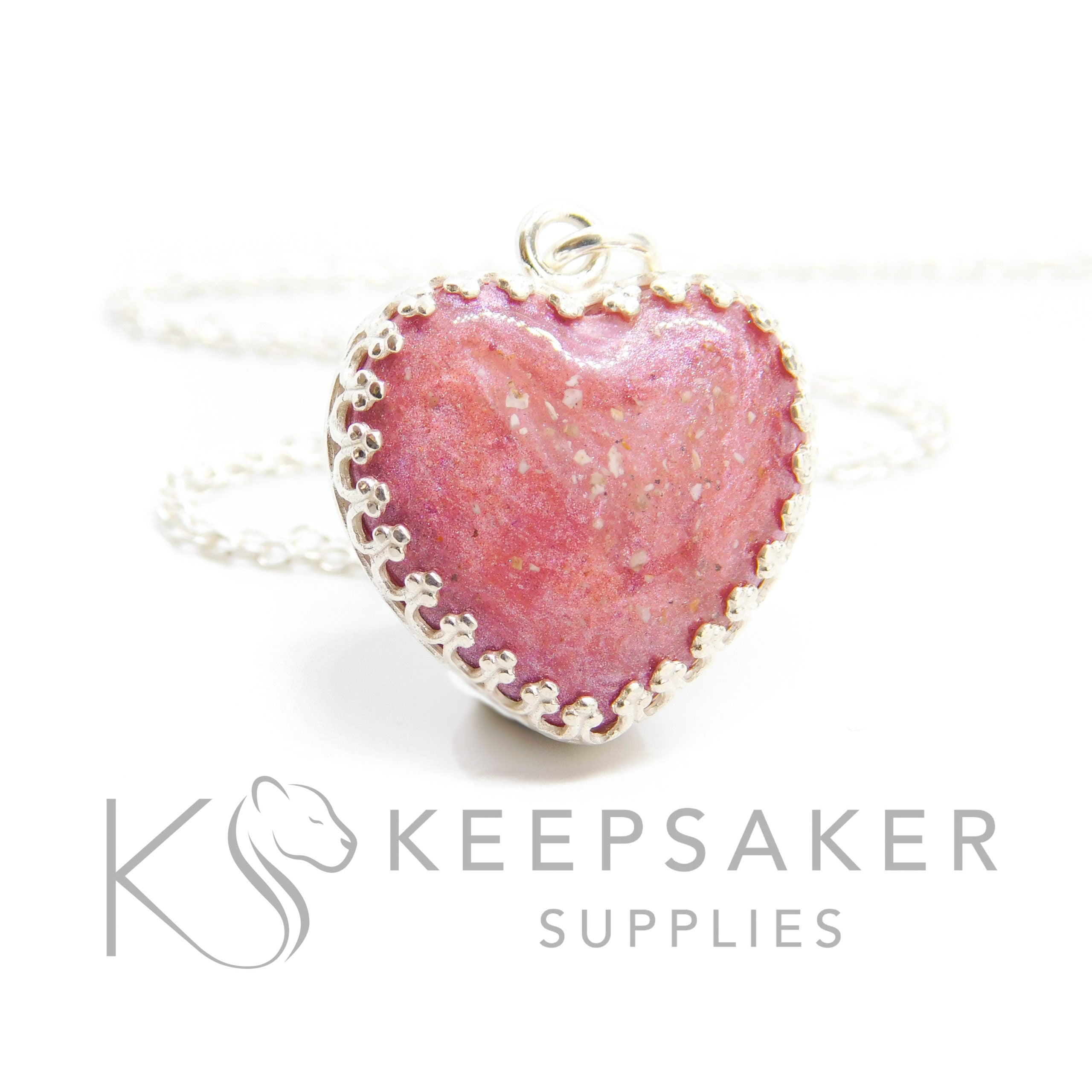 Crown Heart Necklace Settings