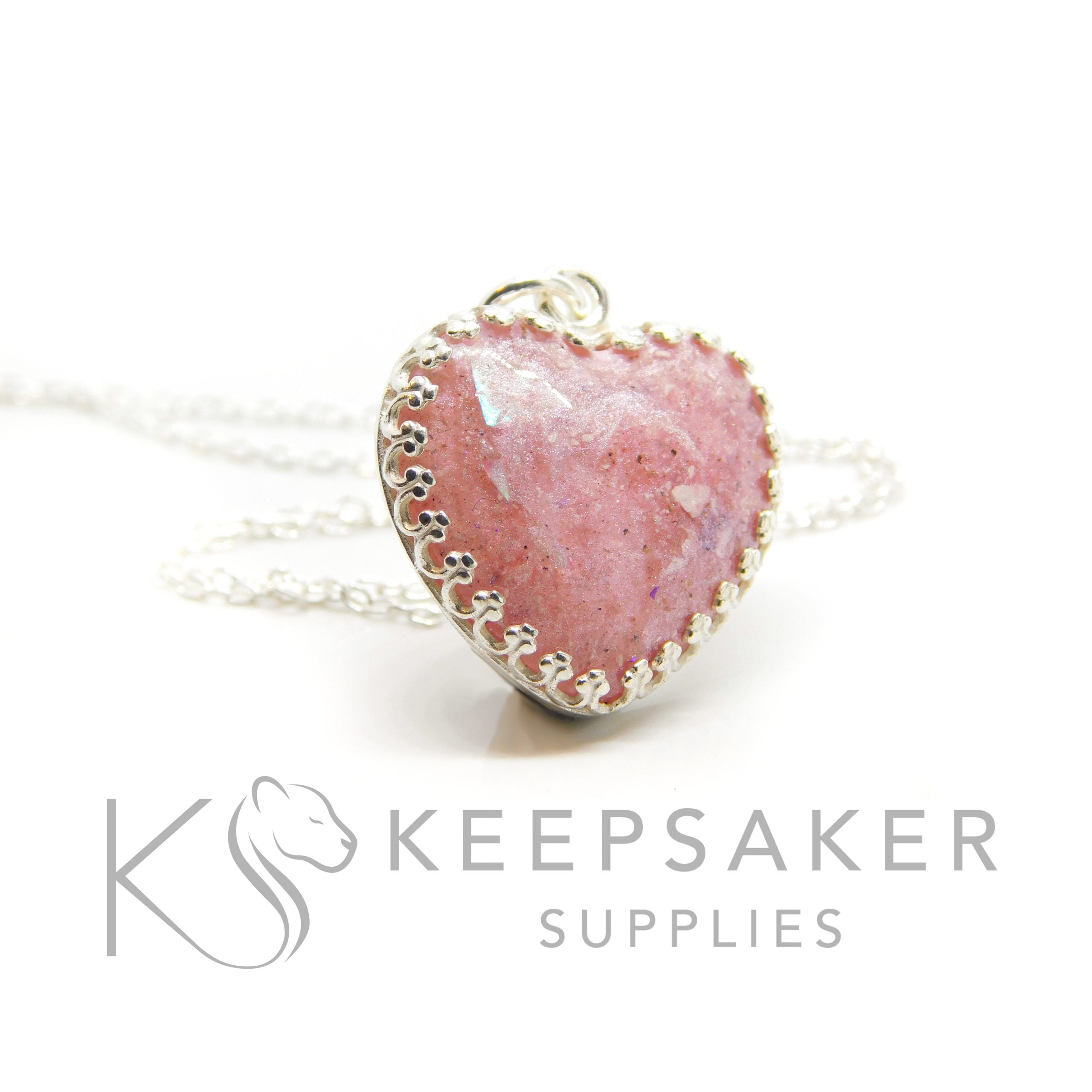 Crown Heart Necklace Settings