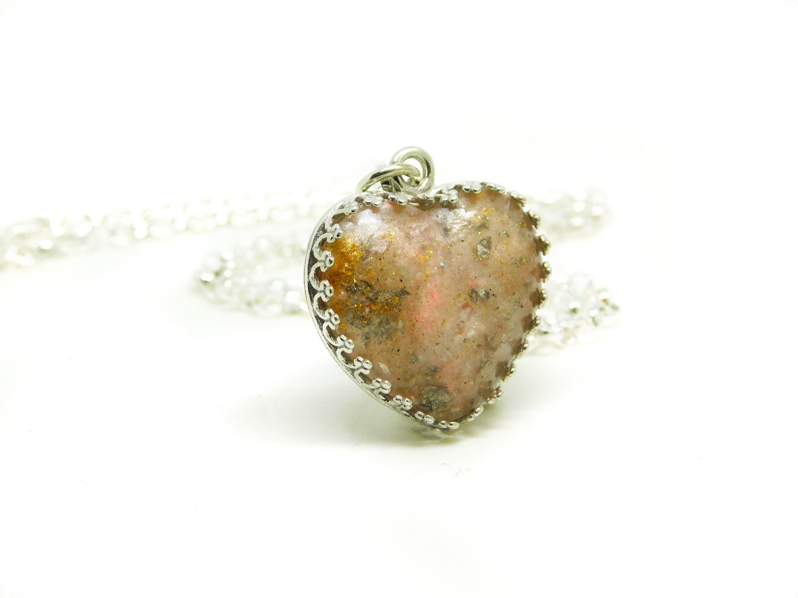 Crown Heart Necklace Settings