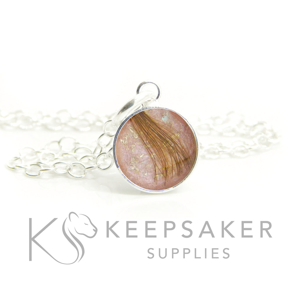 Round Bezel Necklace Settings