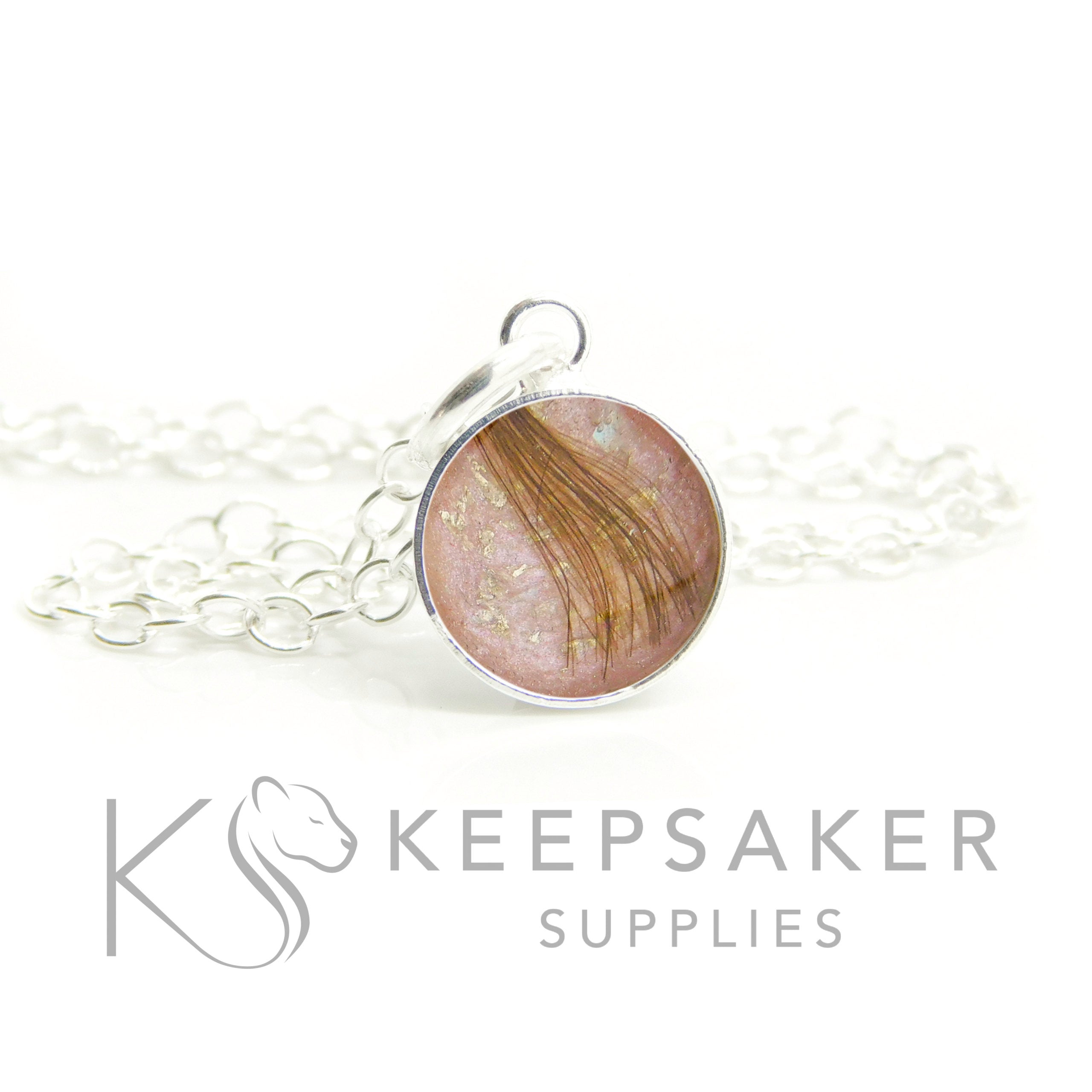 Round Bezel Necklace Settings