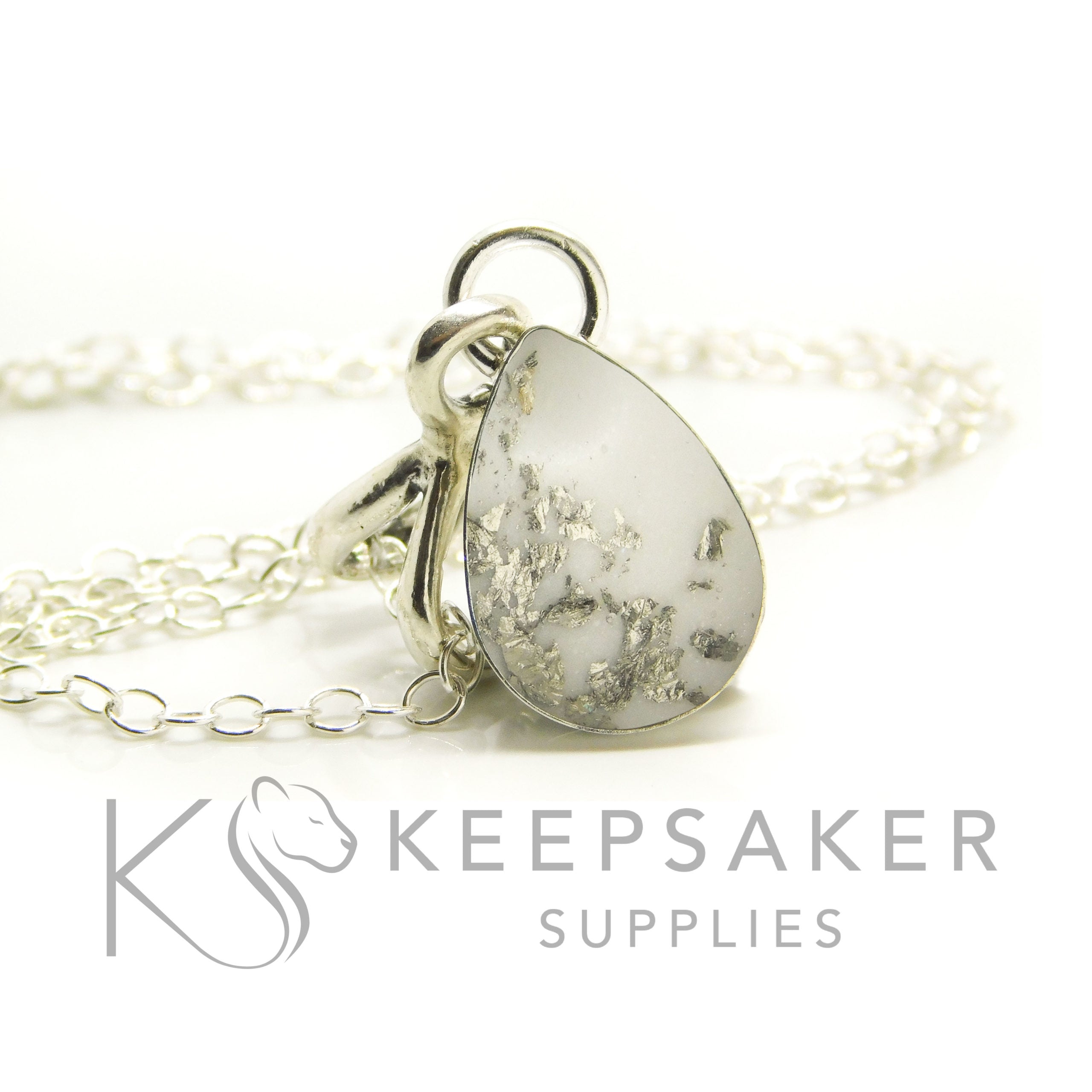 Teardrop Bezel Necklace Settings
