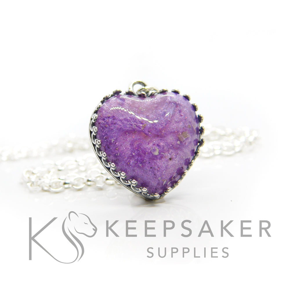 Crown Heart Necklace Settings