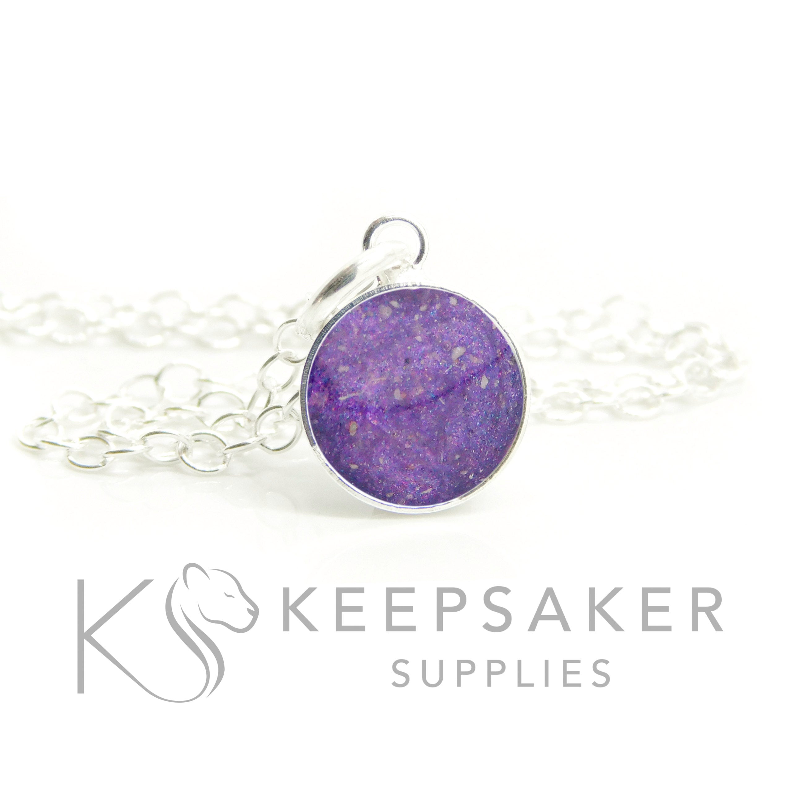 Round Bezel Necklace Settings