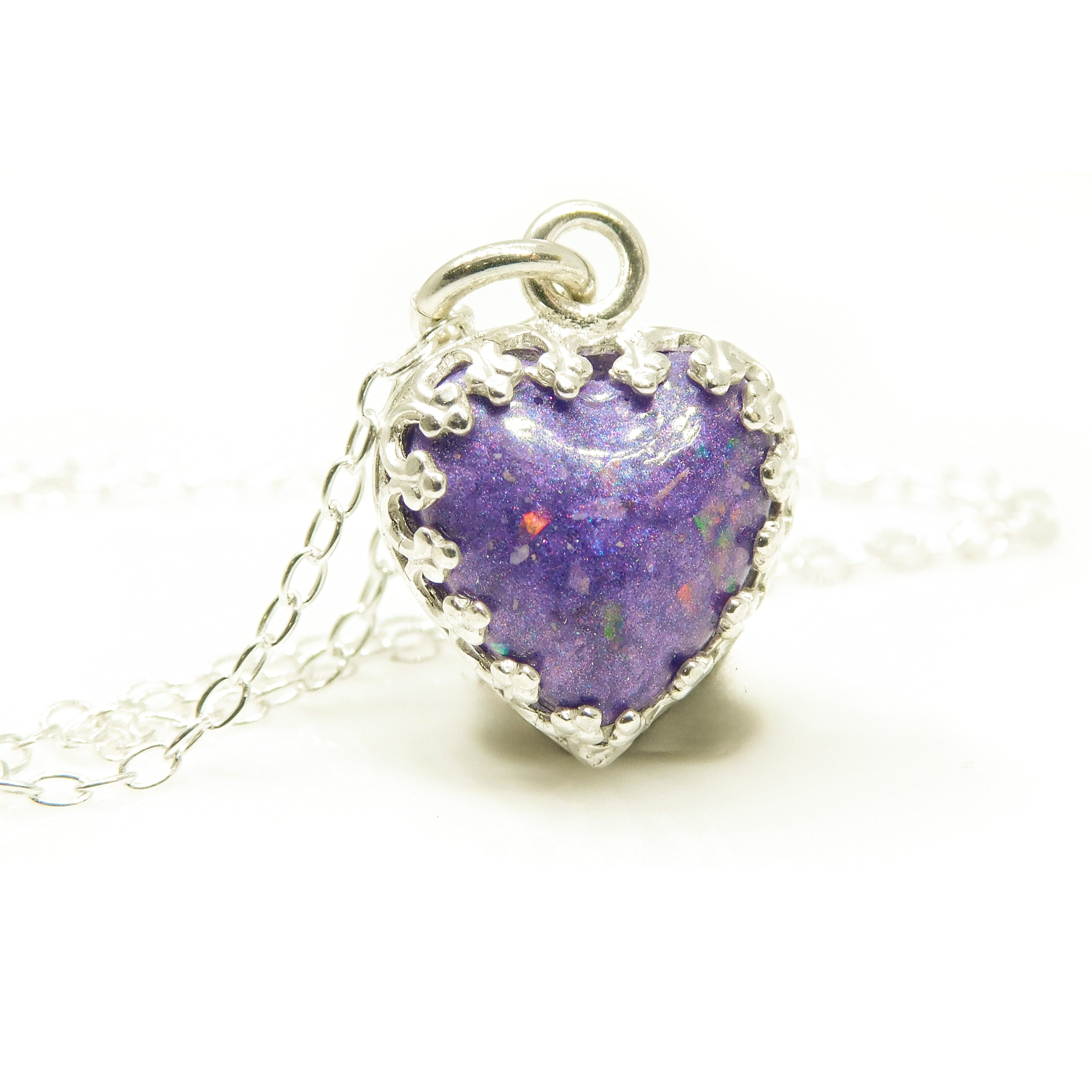 Crown Heart Necklace Settings
