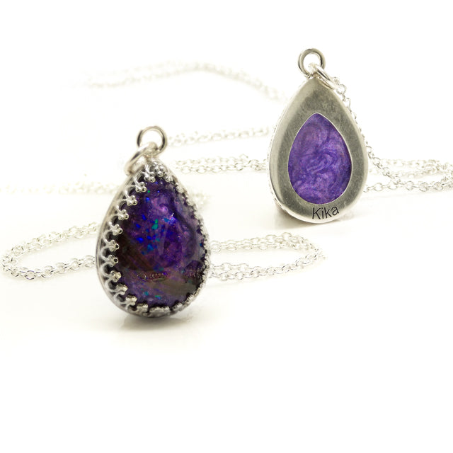 Crown Teardrop Necklace Settings