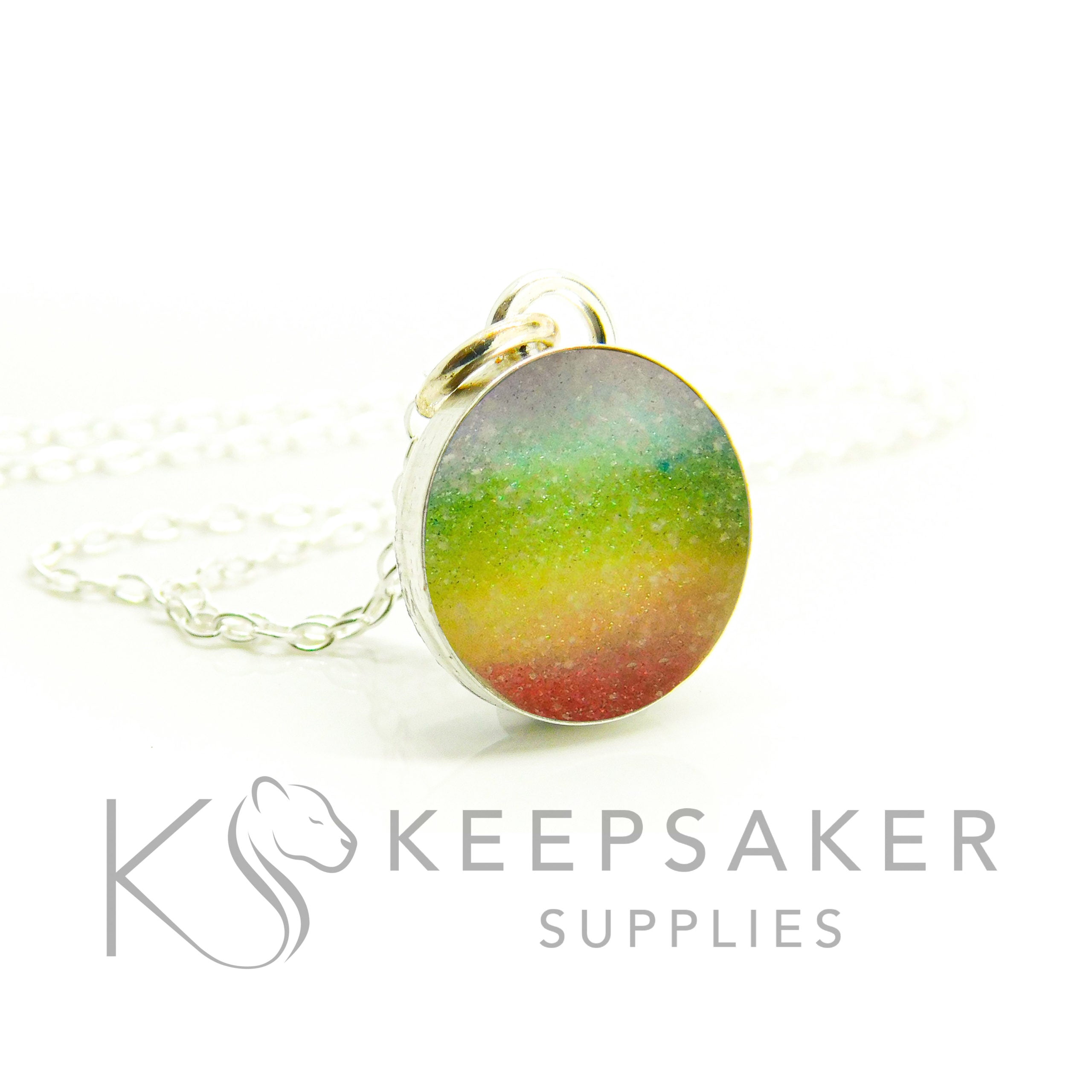 Round Bezel Necklace Settings