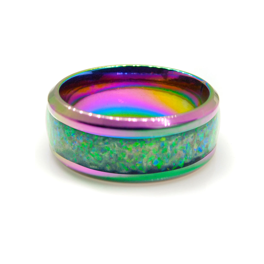 Stainless Steel Channel Ring Setting