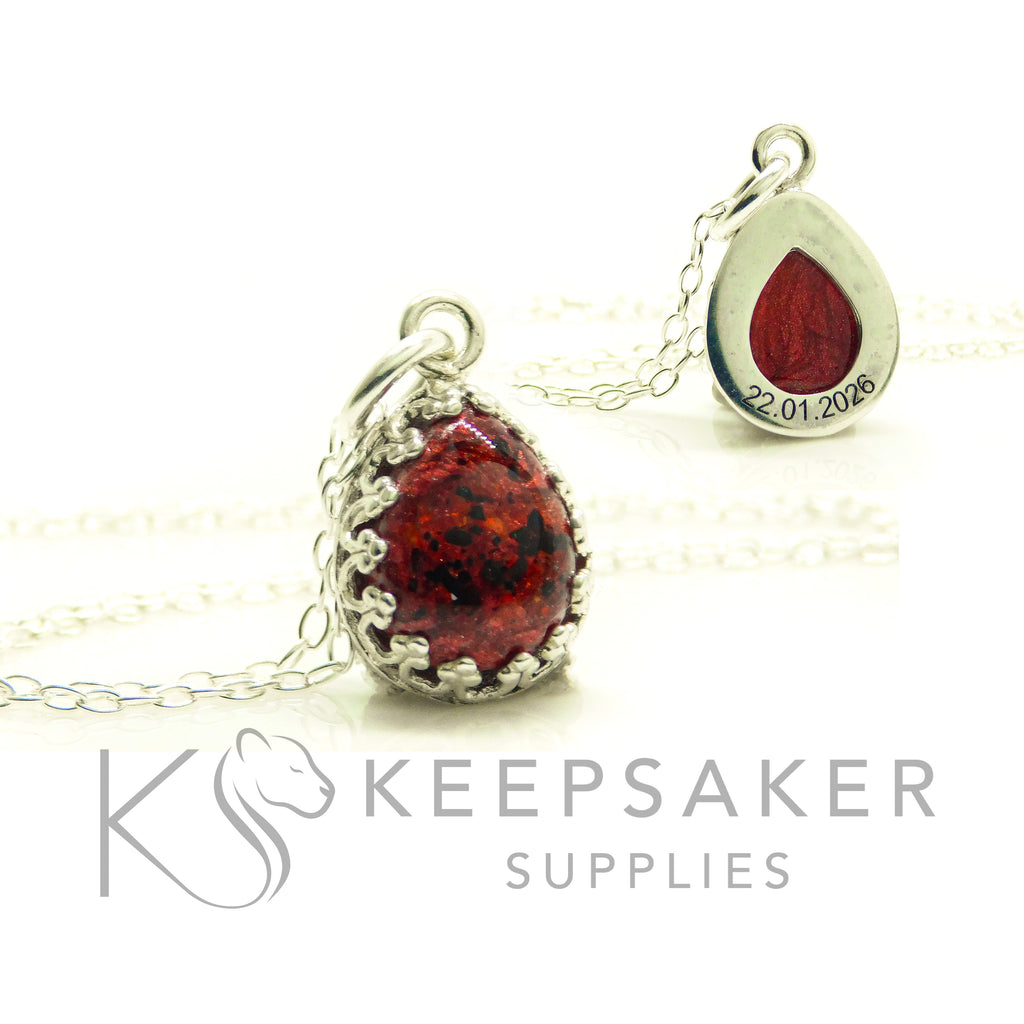 Vermeil Crown Teardrop Settings