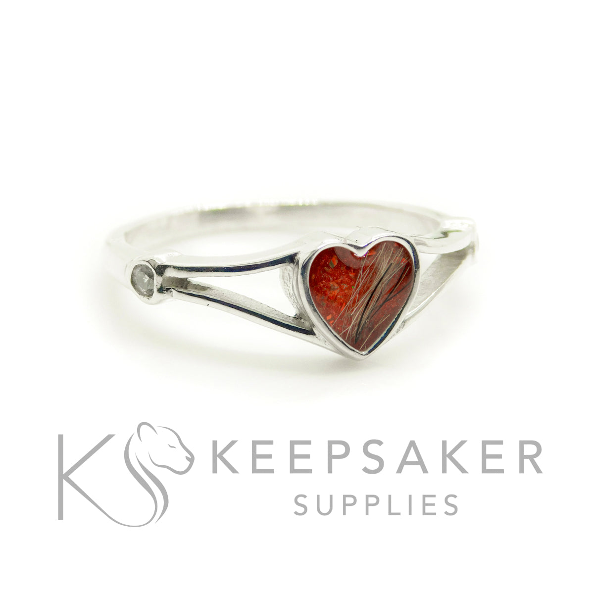 Lexi Crystal Heart Ring