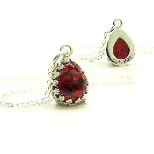 Crown Teardrop Necklace Settings