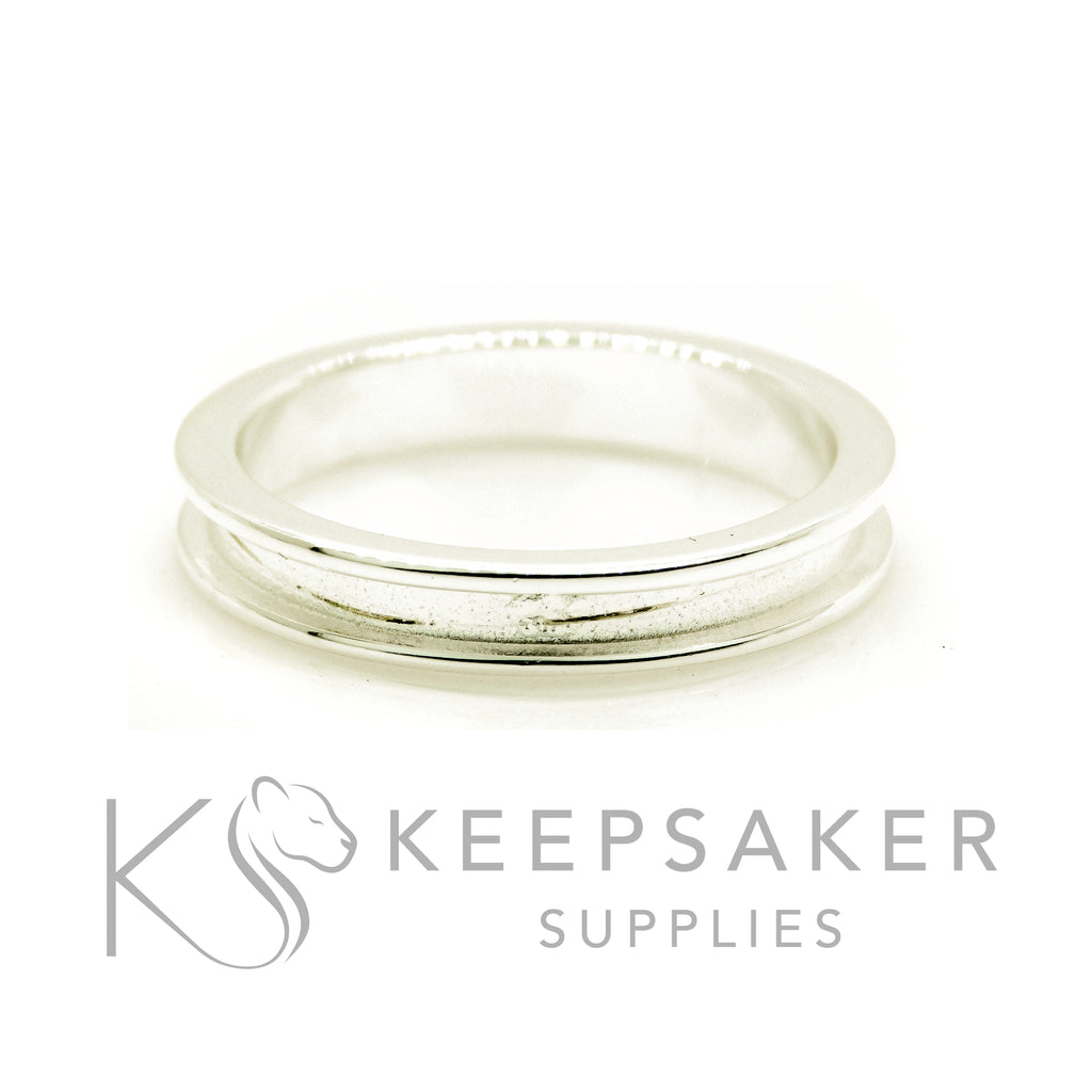 Silver Channel Ring Setting