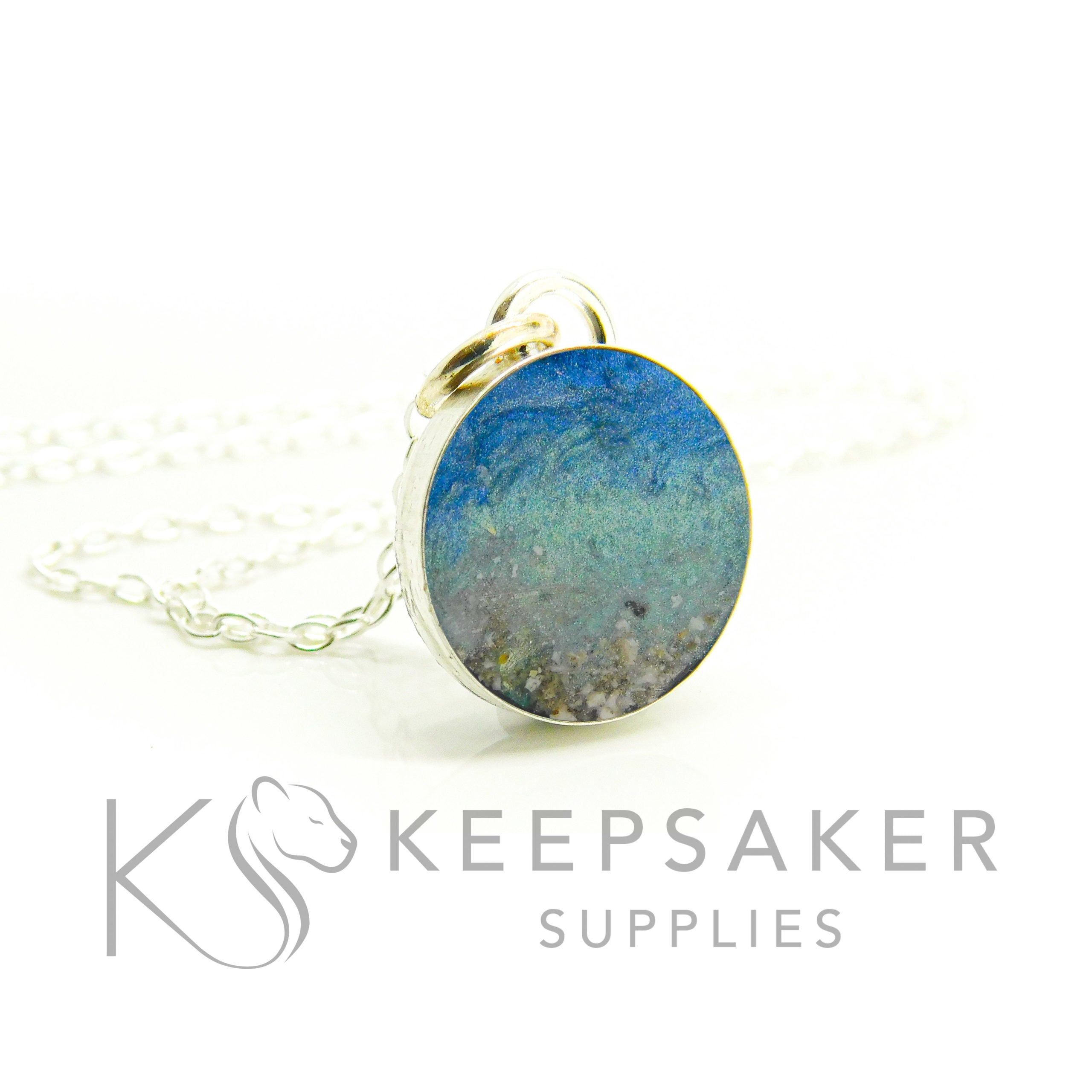 Round Bezel Necklace Settings