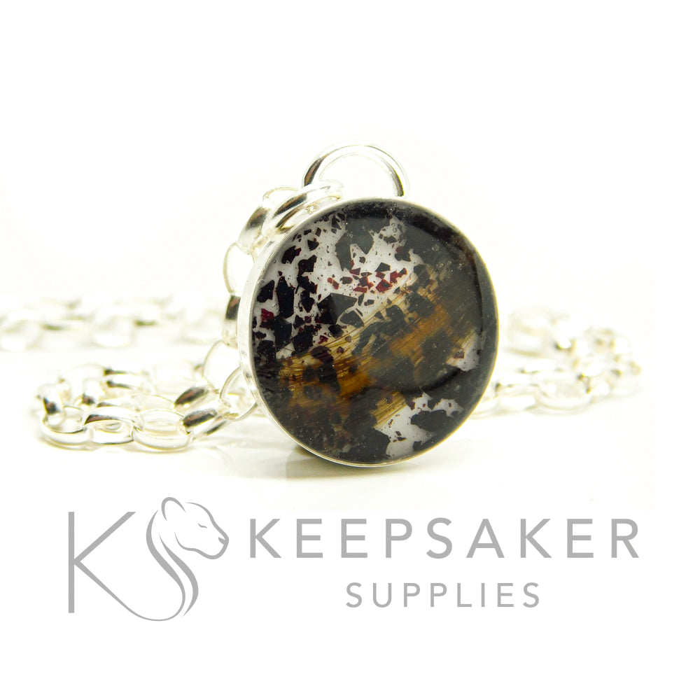 Round Bezel Necklace Settings