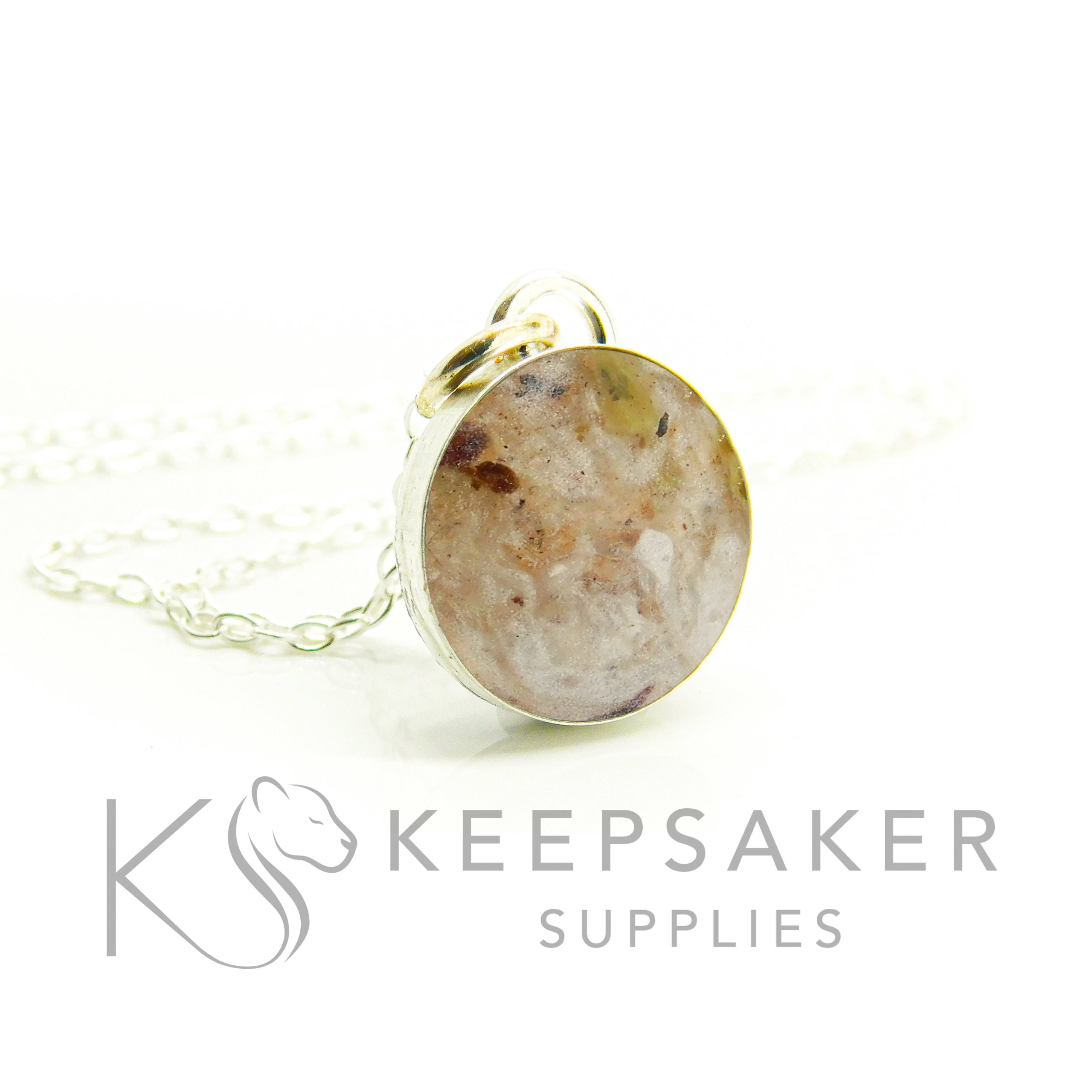 Round Bezel Necklace Settings