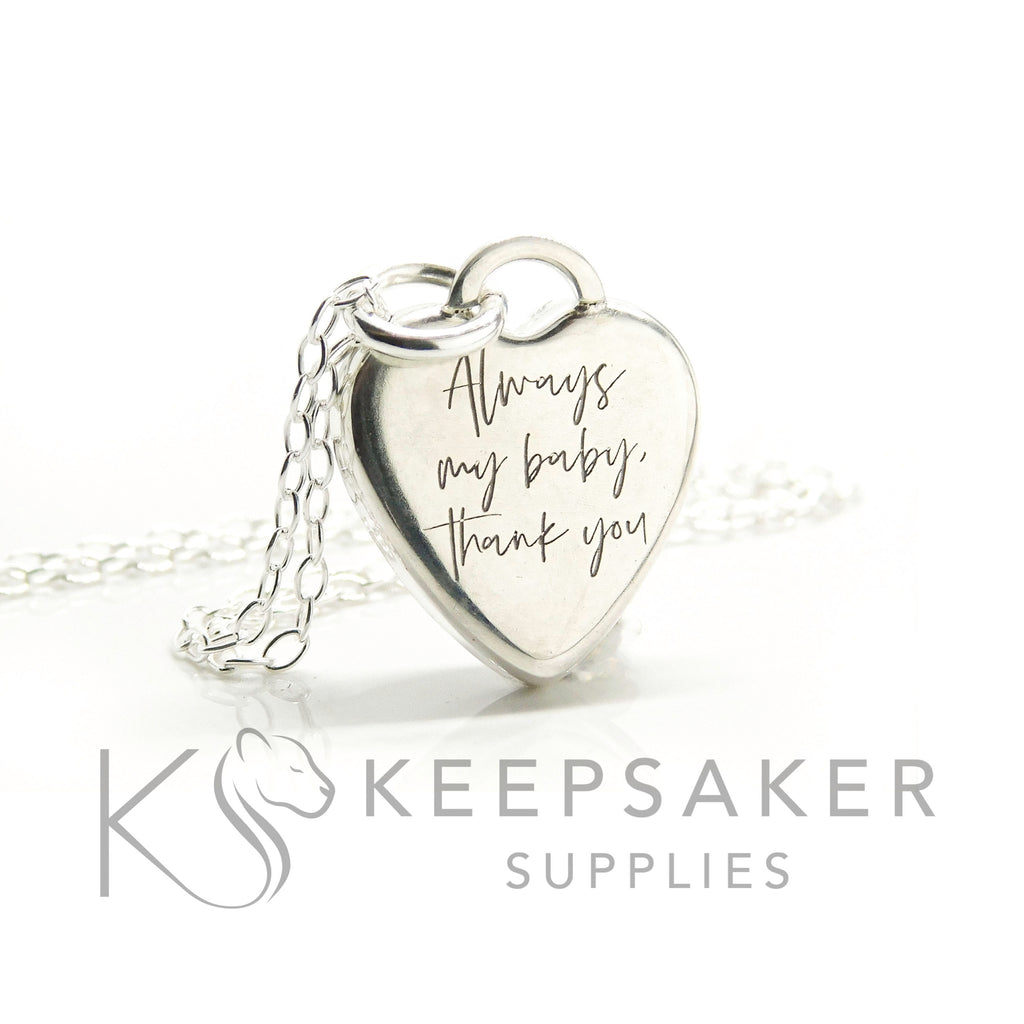 Heart Bezel Necklace Settings