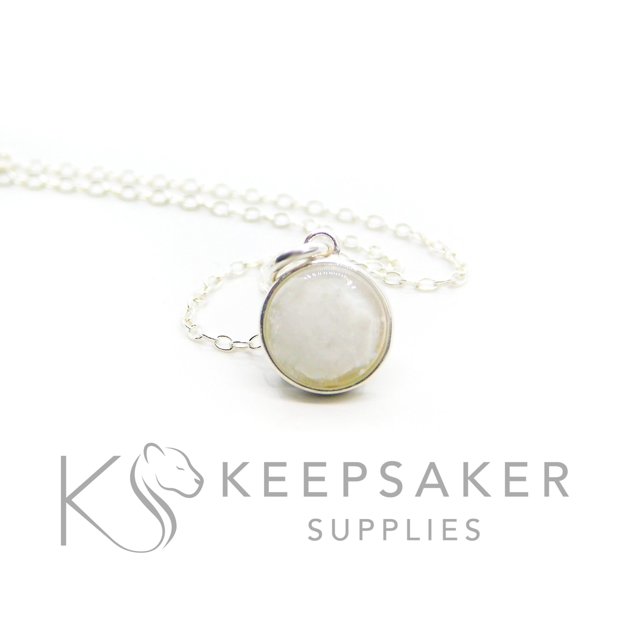 Round Bezel Necklace Settings