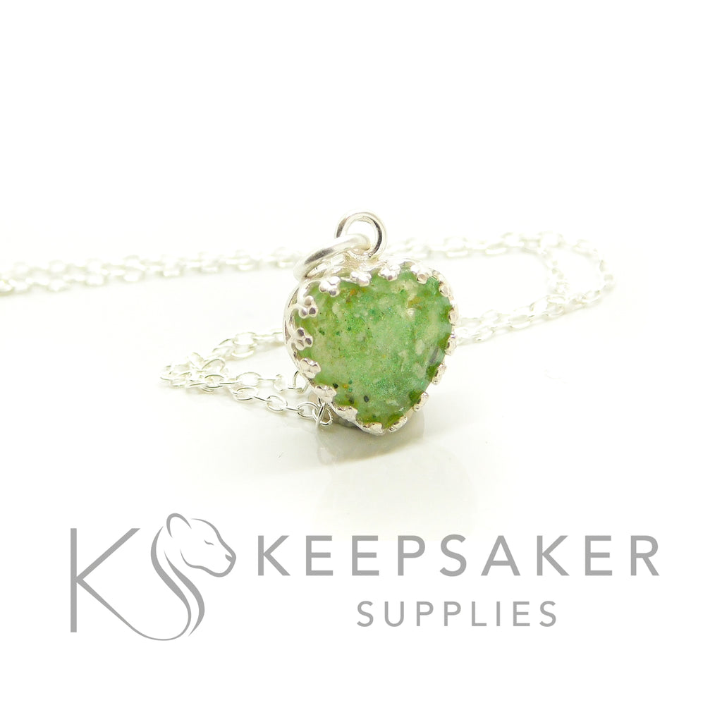 Crown Heart Necklace Settings