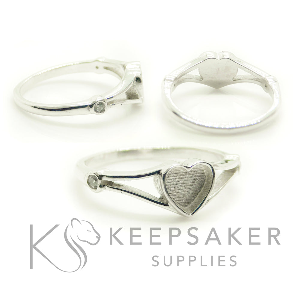 Lexi Crystal Heart Ring