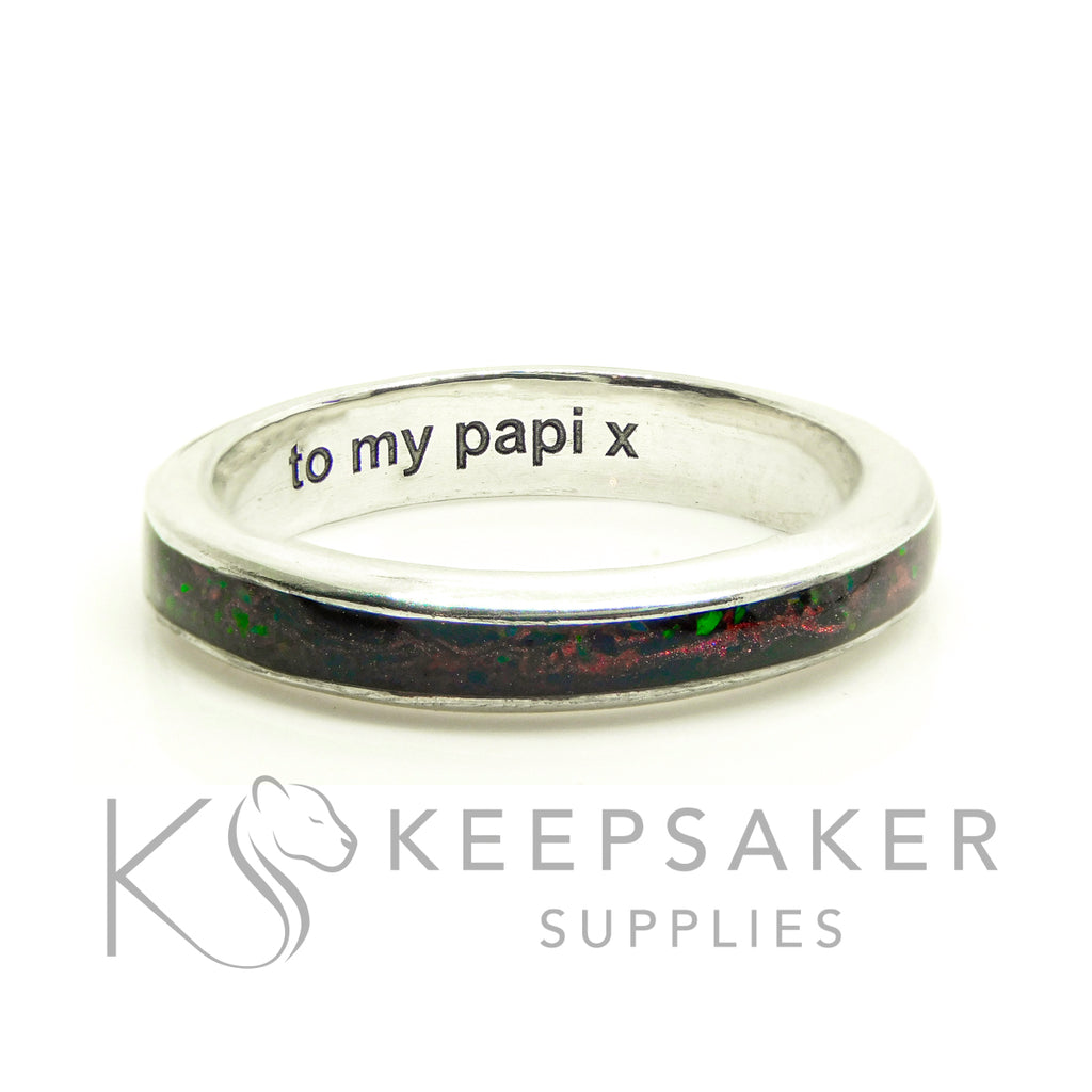 Silver Channel Ring Setting