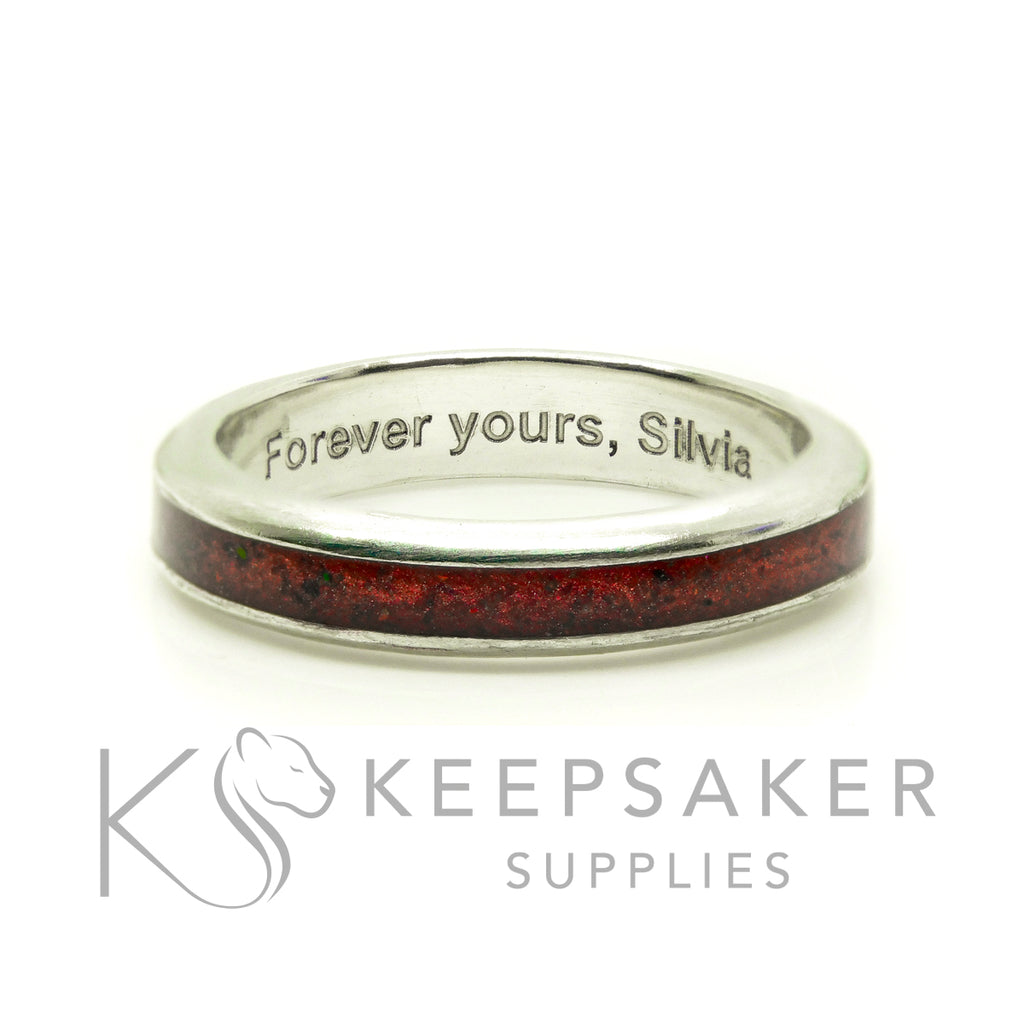 Silver Channel Ring Setting
