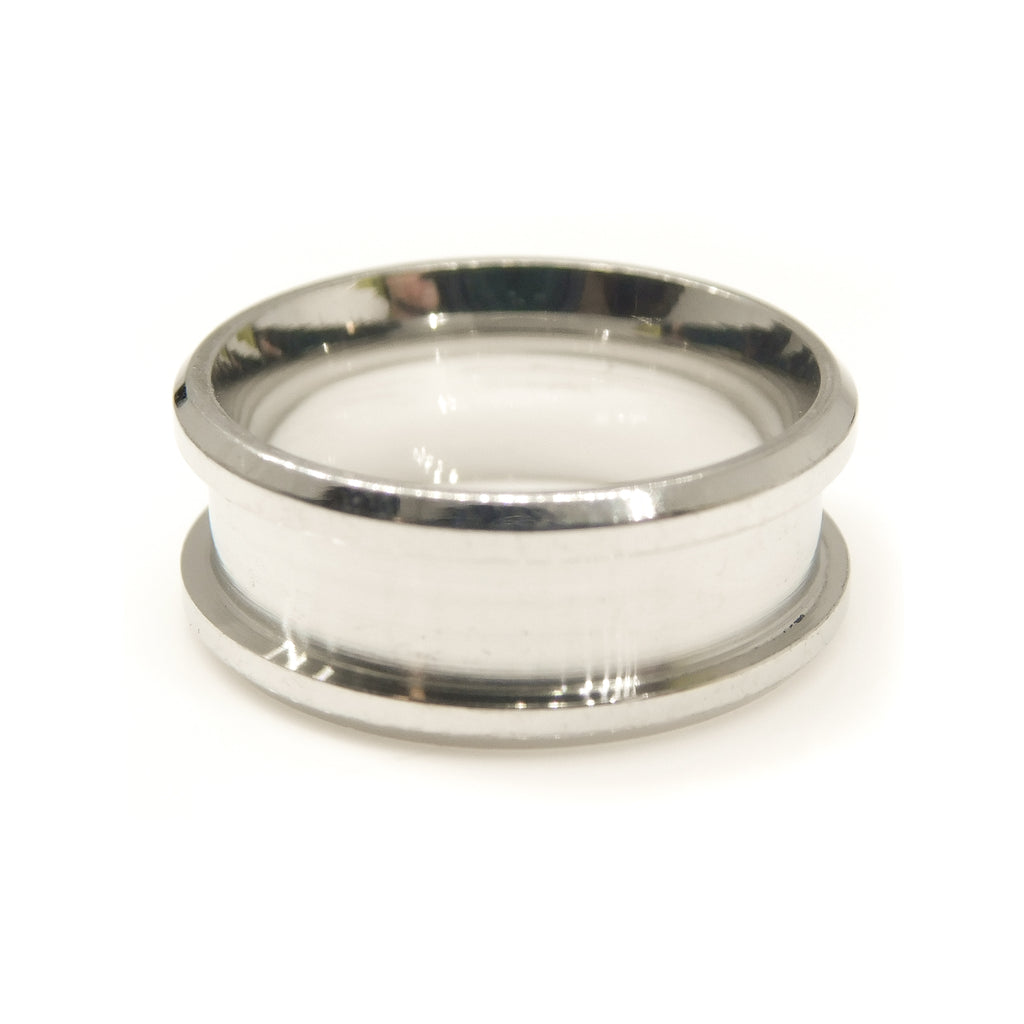 Stainless Steel Channel Ring Setting