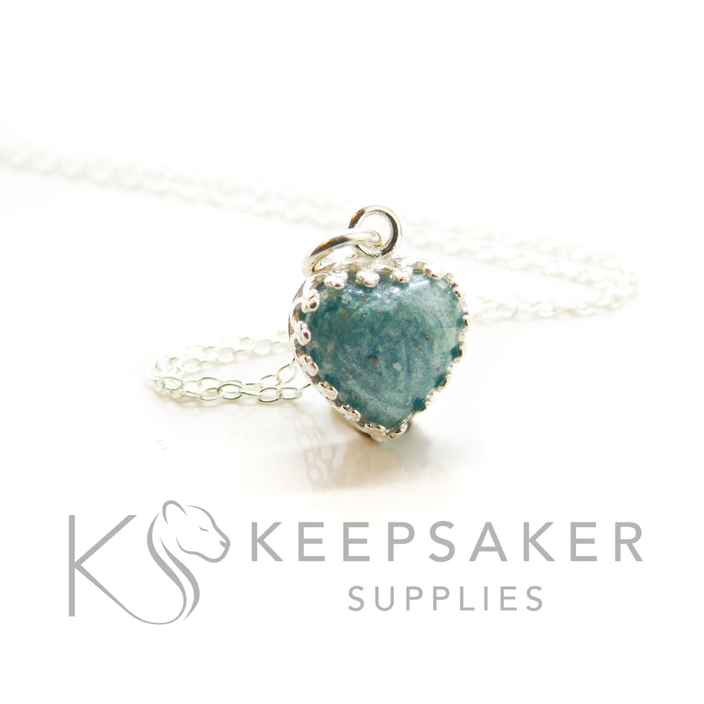 Crown Heart Necklace Settings