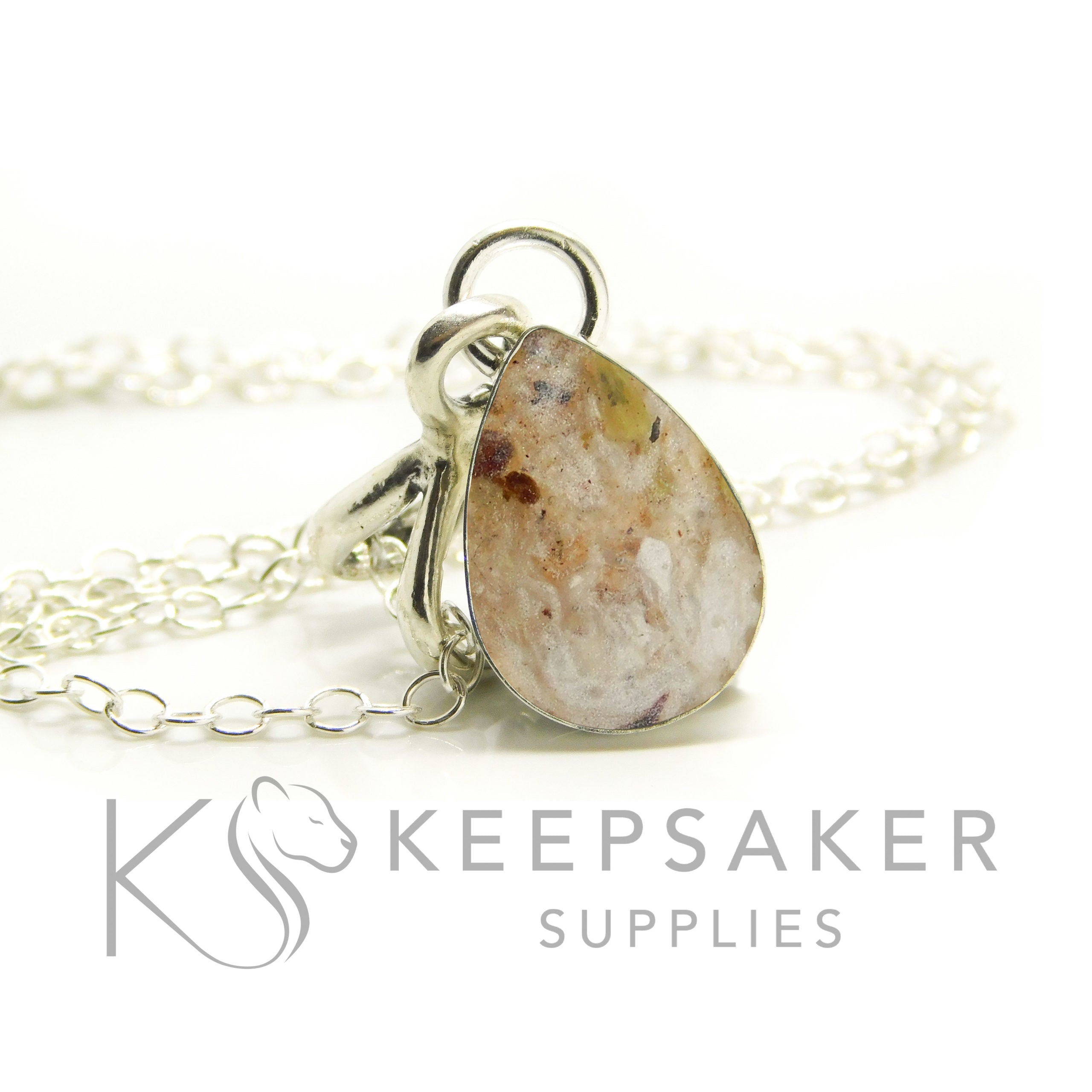 Teardrop Bezel Necklace Settings