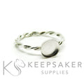 Twisted Ring Setting