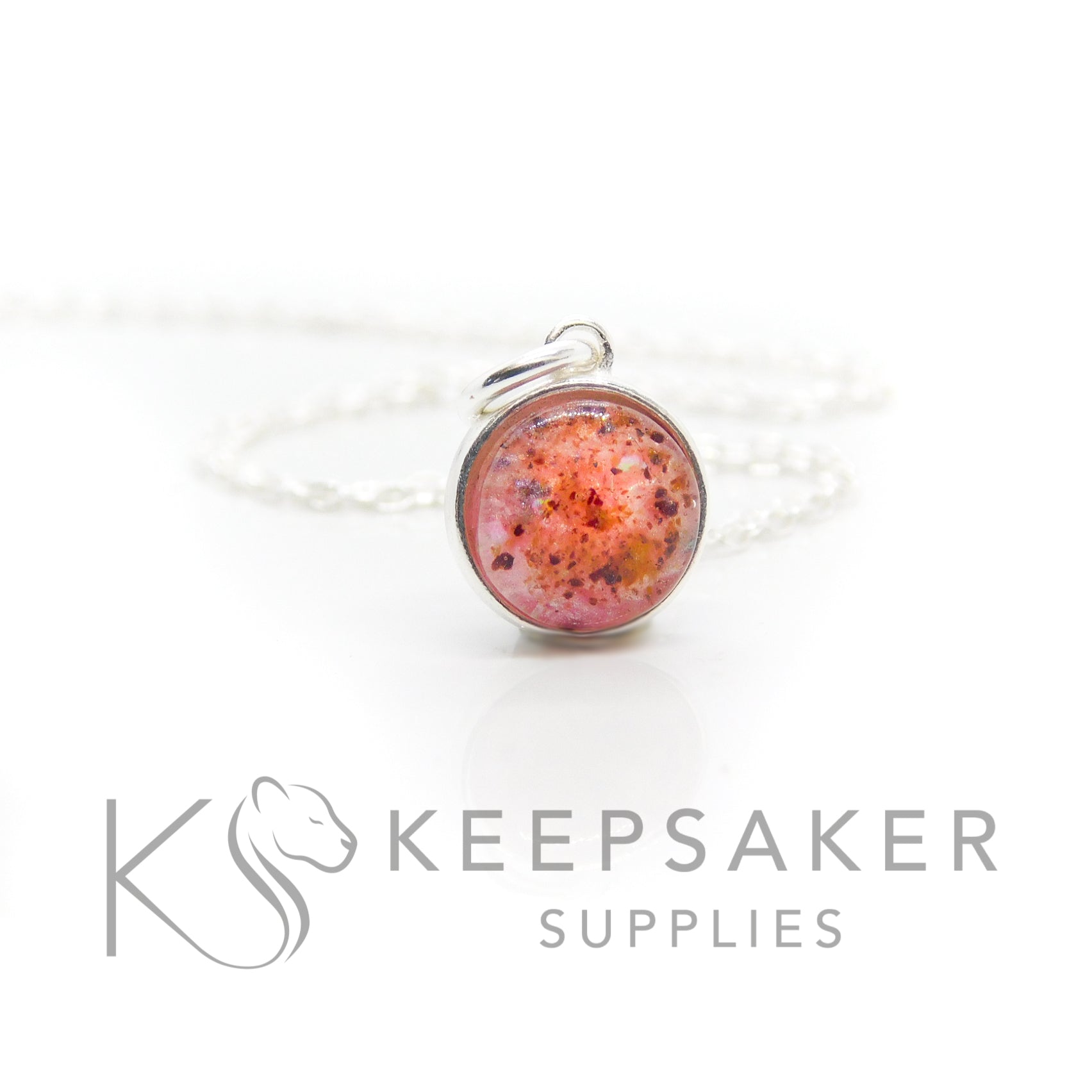 Round Bezel Necklace Settings