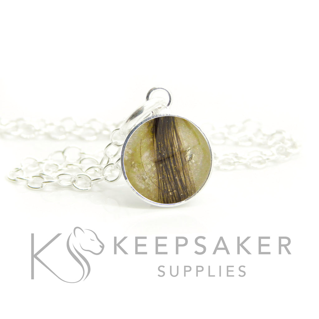 Round Bezel Necklace Settings