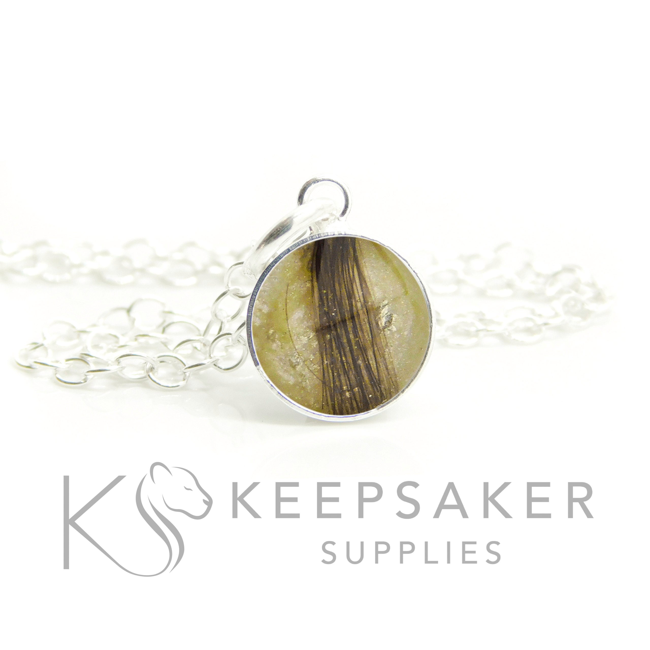 Round Bezel Necklace Settings