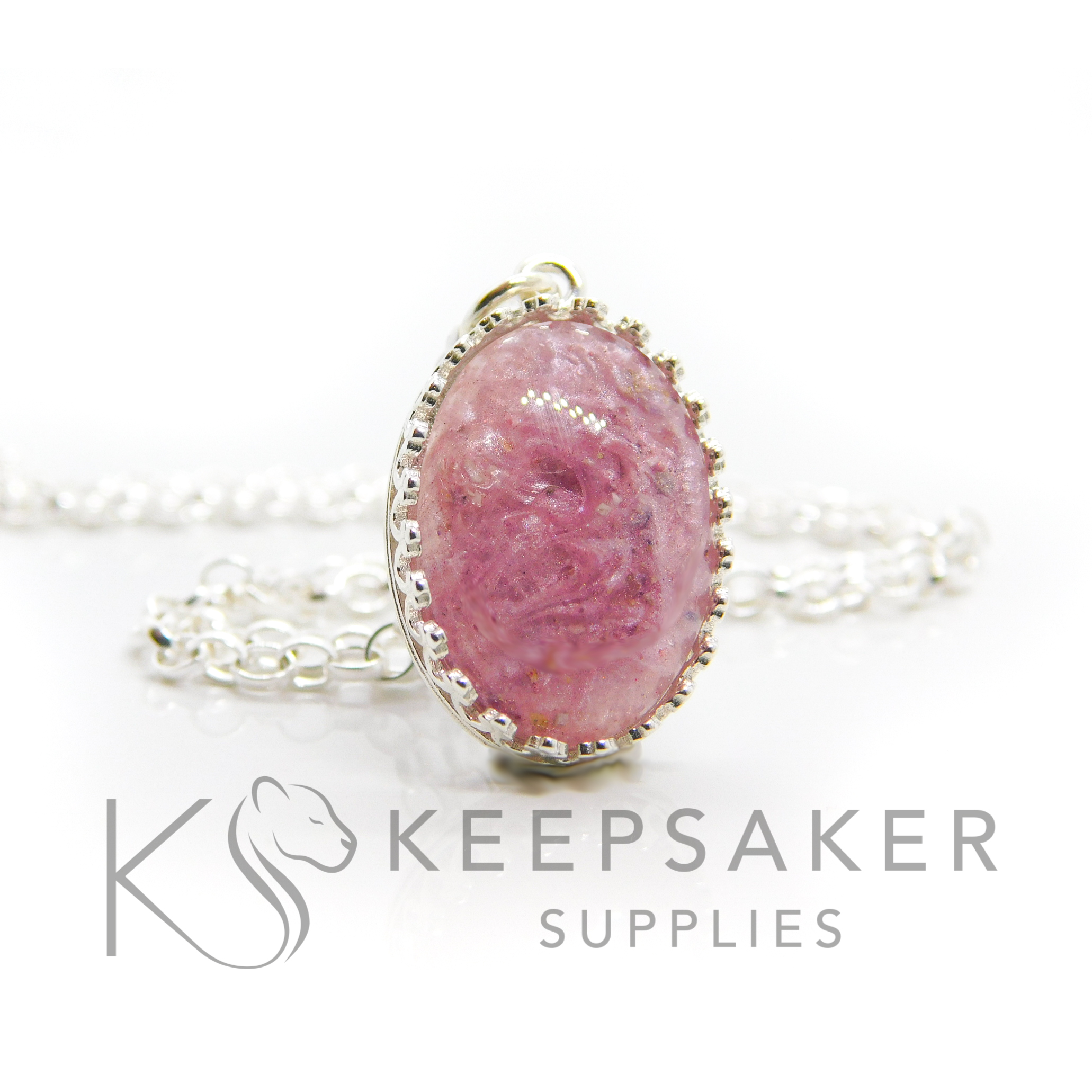 Oval Necklace Setting Keepsaker Supplies Resin Jewellery