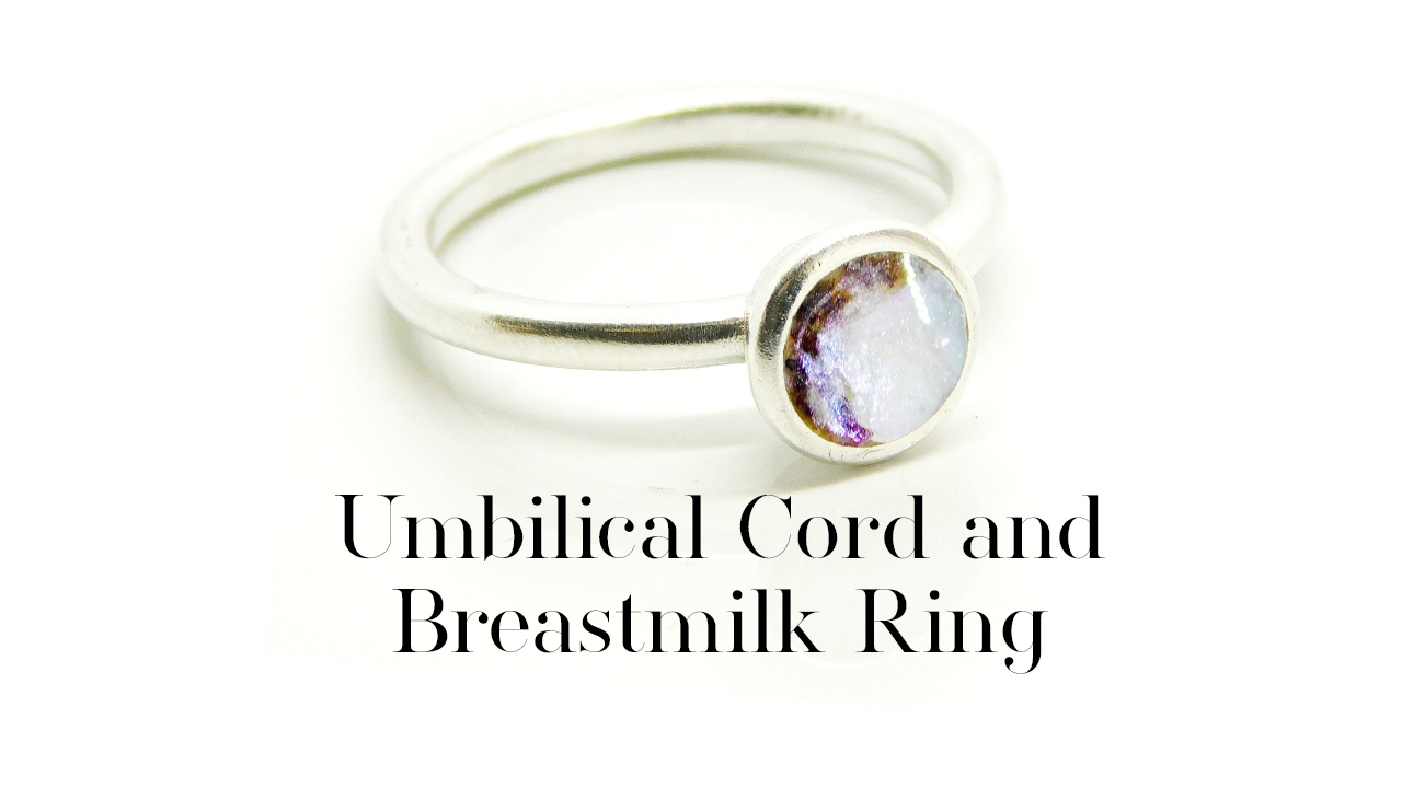 Umbilical Cord and Breastmilk Ring tutorial