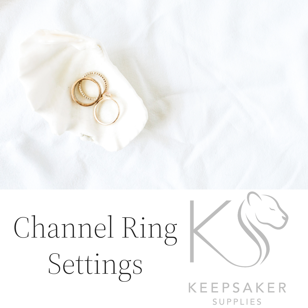 Handmade Channel Ring Settings & Custom Engraving %%sep%% British Mum-Owned Business, free tutorials, free sample ashes