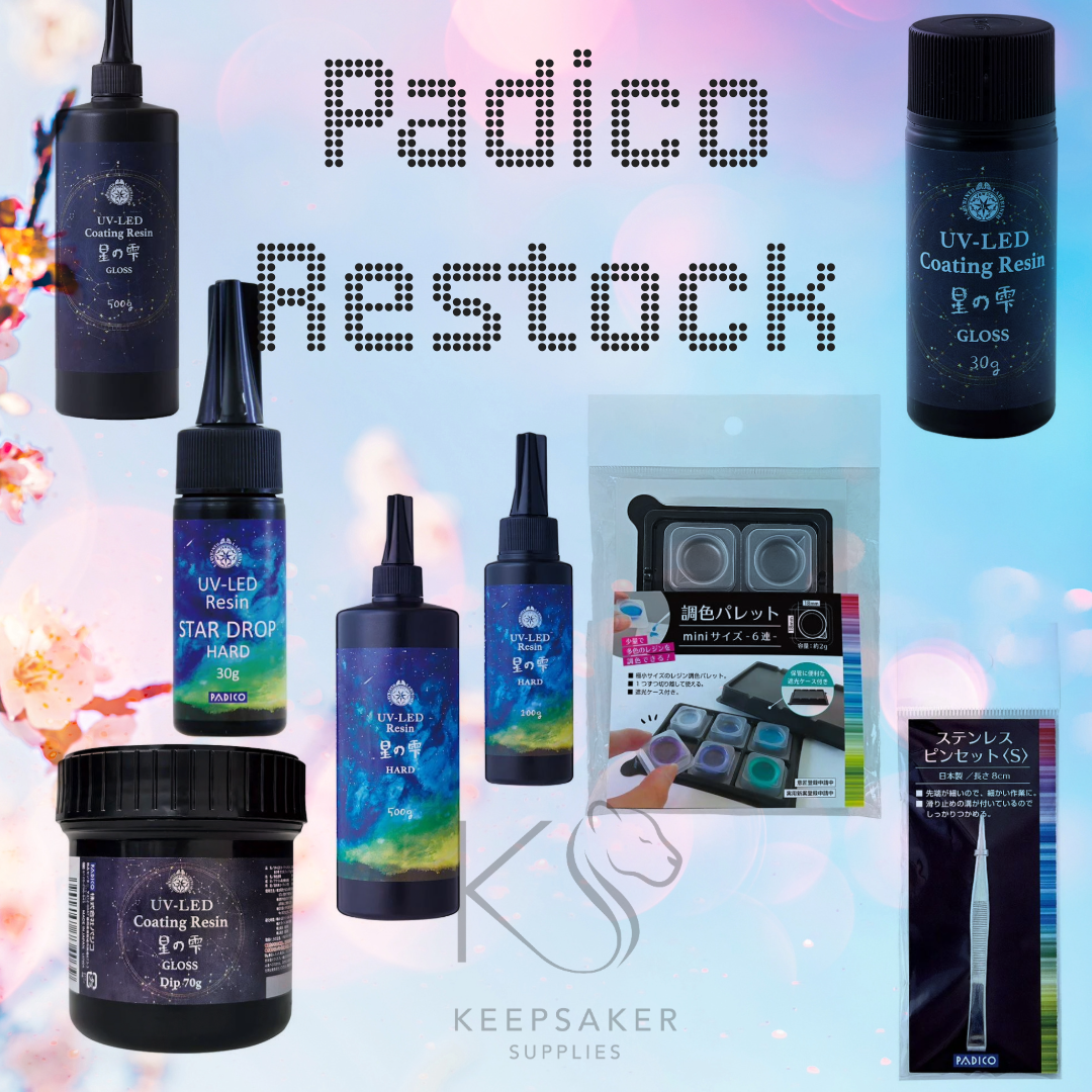 ✨ Keepsaker Supplies Empowering artists to create lasting memories. 💎 Premium Resin & Craft Supplies | Official Padico Stockist 🌿 Tools for Memorial Jewelry & Keepsake Creators 👇 Shop the Restock!